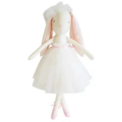 Alimrose | Bronte Ballet Bunny Fog & Pink 48cm