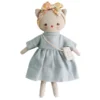 Alimrose | Mini Lilly Kitty | Grey Linen 26cm -MILKTOOTH Sales Alimrose Mini Lilly Kitty Grey Linen