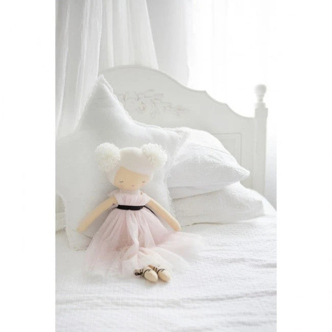 Alimrose | Scarlett Pom Pom Doll | Pink 48cm 5 Alimrose | Scarlett Pom Pom Doll | Pink 48cm - Image 3