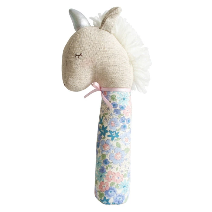 Alimrose | Yvette Unicorn Squeaker | Liberty Blue 3 Alimrose | Yvette Unicorn Squeaker | Liberty Blue