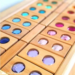 Bauspiel | Colour Street | 22 Blocks With Tray