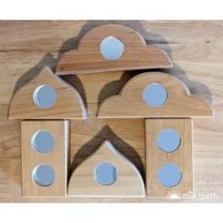 Bauspiel | Mirror Blocks | 12 Blocks -MILKTOOTH Sales Bauspiel Mirror Blocks 2