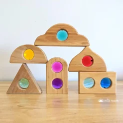 Bauspiel | Window Shapes | 36 Blocks With Tray -MILKTOOTH Sales Bauspiel Window Shapes Wooden Building Blocks 6 447ae777 49b9 423a 946f b4eb91298230