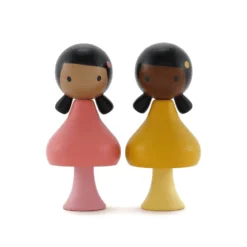 CLiCQUES | Magnetic Wooden Toys | Ruby & Coco -MILKTOOTH Sales CLICQUES wooden toys magnetic timber people Ruby Coco