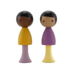 CLiCQUES | Magnetic Wooden Toys | Pablo & Leo -MILKTOOTH Sales CLiCQUES Dolls Pablo Leo 2