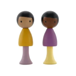 CLiCQUES | Magnetic Wooden Toys | Pablo & Leo -MILKTOOTH Sales CLiCQUES Dolls Pablo Leo 3