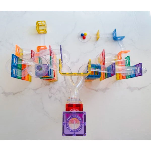 Connetix Tiles | 92 Piece Rainbow Ball Run 10 Connetix Tiles | 92 Piece Rainbow Ball Run - Image 8