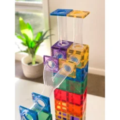 Connetix Tiles | 92 Piece Rainbow Ball Run 15 Connetix Tiles | 92 Piece Rainbow Ball Run -MILKTOOTH Sales Connetix Ball Run 92 pieces 8