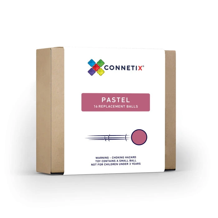 Connetix Tiles | 16 Piece Pastel Replacement Balls 3 Connetix Tiles | 16 Piece Pastel Replacement Balls