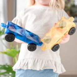 Connetix Tiles | 2 Piece Rainbow Car Pack -MILKTOOTH Sales Connetix Tiles 2 Piece Car Pack 3
