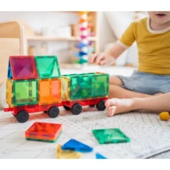 Connetix Tiles | 24 Piece Rainbow Motion Set -MILKTOOTH Sales Connetix Tiles 24 Piece Motion Pack 3
