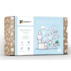 Connetix Tiles | 34 Piece Clear Pack