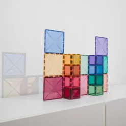 Connetix Tiles | 40 Piece Pastel Square Pack -MILKTOOTH Sales Connetix Tiles 40 Piece Pastel Square Pack 3