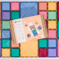 Connetix Tiles | 40 Piece Pastel Square Pack -MILKTOOTH Sales Connetix Tiles 40 Piece Pastel Square Pack 5