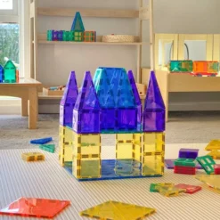 Connetix Tiles | 2 Piece Rainbow Base Plates | Blue & Green -MILKTOOTH Sales Connetix Tiles Rainbow Base Plates Blue Green 5