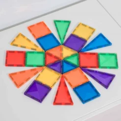 Connetix Tiles | 24 Piece Rainbow Mini Pack -MILKTOOTH Sales Connetix Tiles Rainbow Mini Pack 24 Pieces 2