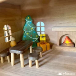 Drewart | Witch's House Natural Roof | Wooden Doll House -MILKTOOTH Sales Drewart Witches House Bumbu Furniture Mikheev Christmas Tree Milk Tooth 2