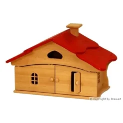 Drewart | Witch's House Red Roof | Wooden Doll House