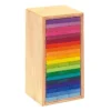 Gluckskafer | Rainbow Building Slats In Tower Box | 60 Pieces 1 Gluckskafer | Rainbow Building Slats In Tower Box | 60 Pieces -MILKTOOTH Sales Gluckskafer Rainbow Building Slats 60 in Tower