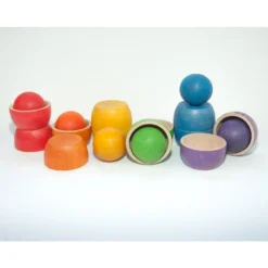 Grapat | Bowls And Balls | 18 Pieces -MILKTOOTH Sales Grapat Coloured Bowls and Balls 3