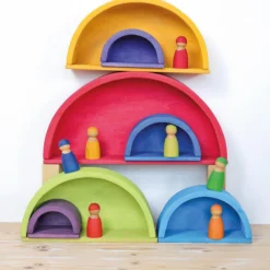 Grimm's | Building Boards Rainbow -MILKTOOTH Sales Grimm s Rainbow Building Boards 5