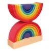 Grimm's | Double Rainbow Tower -MILKTOOTH Sales Grimm s Rainbow Wooden Stacking Toy Double Tower Milk Tooth 1 482eb8aa b429 4c77 ab82 00194f3ed71e