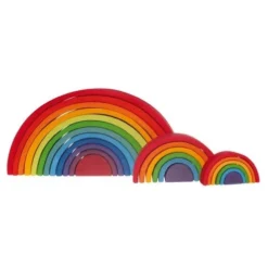 Grimm's | Small Rainbow -MILKTOOTH Sales Grimm s Rainbow Wooden Stacking Toy Extra Large Milk Tooth 9 9096e7c5 0677 4989 8733 83b4a7f30974