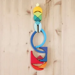 Grimm's | Arcs In Squares Building Set -MILKTOOTH Sales Grimms Arcs in Squares Building Set 6