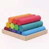 Grimm's | Building Rollers Large Rainbow -MILKTOOTH Sales Grimms Building Rollers Large Rainbow