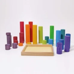 Grimm's | Building Rollers Large Rainbow -MILKTOOTH Sales Grimms Building Rollers Large Rainbow 6