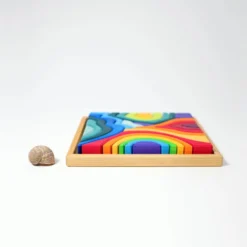 Grimm's | Four Elements Puzzle Small | Building Set -MILKTOOTH Sales Grimms Building Set Four Elements Small 3