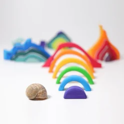 Grimm's | Four Elements Puzzle Small | Building Set -MILKTOOTH Sales Grimms Building Set Four Elements Small 4