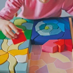 Grimm's | Four Temperaments Building Set -MILKTOOTH Sales Grimms Building Set Four Temperaments Blocks Puzzle 7