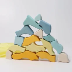 Grimm's | Four Temperaments Building Set -MILKTOOTH Sales Grimms Building Set Four Temperaments Blocks Puzzle 8