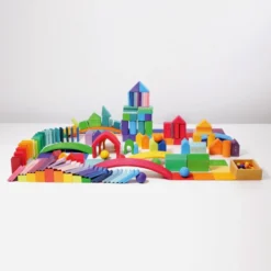 Grimm's | Shapes & Colours Building Set -MILKTOOTH Sales Grimms Building Set Shapes Colours 3