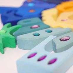 Grimm's | Sparkling Mandala Orient -MILKTOOTH Sales Grimms Building Set Sparkling Mandala Orient 6