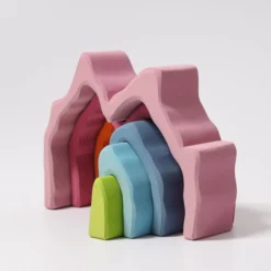 Grimm's | Coral Reef Stacker -MILKTOOTH Sales Grimms Coral Reef Stacker Wooden Toy 2