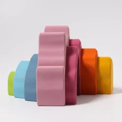 Grimm's | Coral Reef Stacker -MILKTOOTH Sales Grimms Coral Reef Stacker Wooden Toy 3