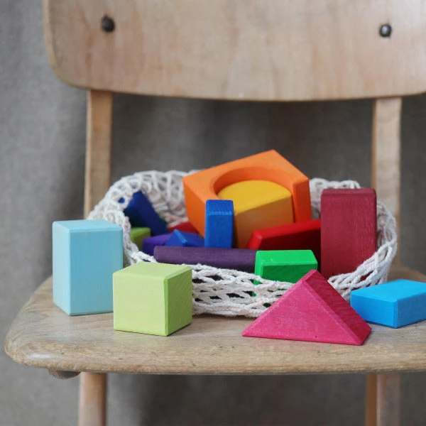 Grimm's | Geometric Blocks | Coloured 30 Pieces 6 Grimm's | Geometric Blocks | Coloured 30 Pieces - Image 4