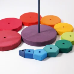 Grimm's | Giant Geometrical Stacking Tower 14 Grimm's | Giant Geometrical Stacking Tower -MILKTOOTH Sales Grimms Giant Geometrical Stacking Tower 3