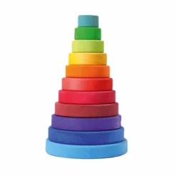 Grimm's | Conical Stacking Tower | Large Rainbow