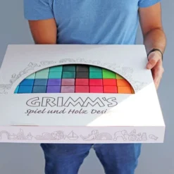 Grimm's | Large Mosaic Square | 100 Blocks -MILKTOOTH Sales Grimms Large Mosaic Square 7