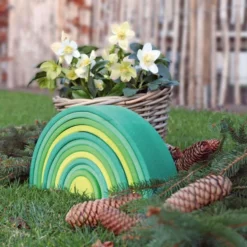 Grimm's | Large Rainbow Forest Green 21 Grimm's | Large Rainbow Forest Green -MILKTOOTH Sales Grimms Large Rainbow Forest Green 4