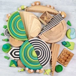 Grimm's | Large Rainbow Forest Green 27 Grimm's | Large Rainbow Forest Green -MILKTOOTH Sales Grimms Large Rainbow Meadow Green 6 ff97ebf3 d8d7 466e ac29 a26e759deac4