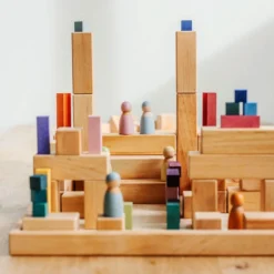 Grimm's | Natural Large Stepped Pyramid 27 Grimm's | Natural Large Stepped Pyramid -MILKTOOTH Sales Grimms Natural Large Stepped Pyramid 9