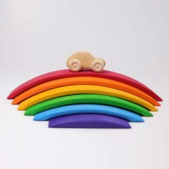 Grimm's | Rainbow Bridge 13 Grimm's | Rainbow Bridge -MILKTOOTH Sales Grimms Rainbow Bridge Wooden Toy 3