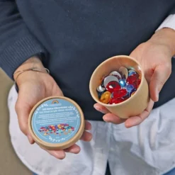 Grimm's | Glitter Stones Small | 100 Pieces -MILKTOOTH Sales Grimms Small Glitter Stones 2