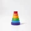 Grimm's | Conical Stacking Tower | Small Rainbow -MILKTOOTH Sales Grimms Small Rainbow Conical Stacker 2