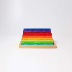 Grimm's | Stepped Counting Blocks | Small -MILKTOOTH Sales Grimms Small Stepped Counting Blocks