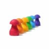 Grimm's | Rainbow Sorting Mushrooms 2 Grimm's | Rainbow Sorting Mushrooms -MILKTOOTH Sales Grimms Spiel und Holz Rainbow Sorting Mushrooms